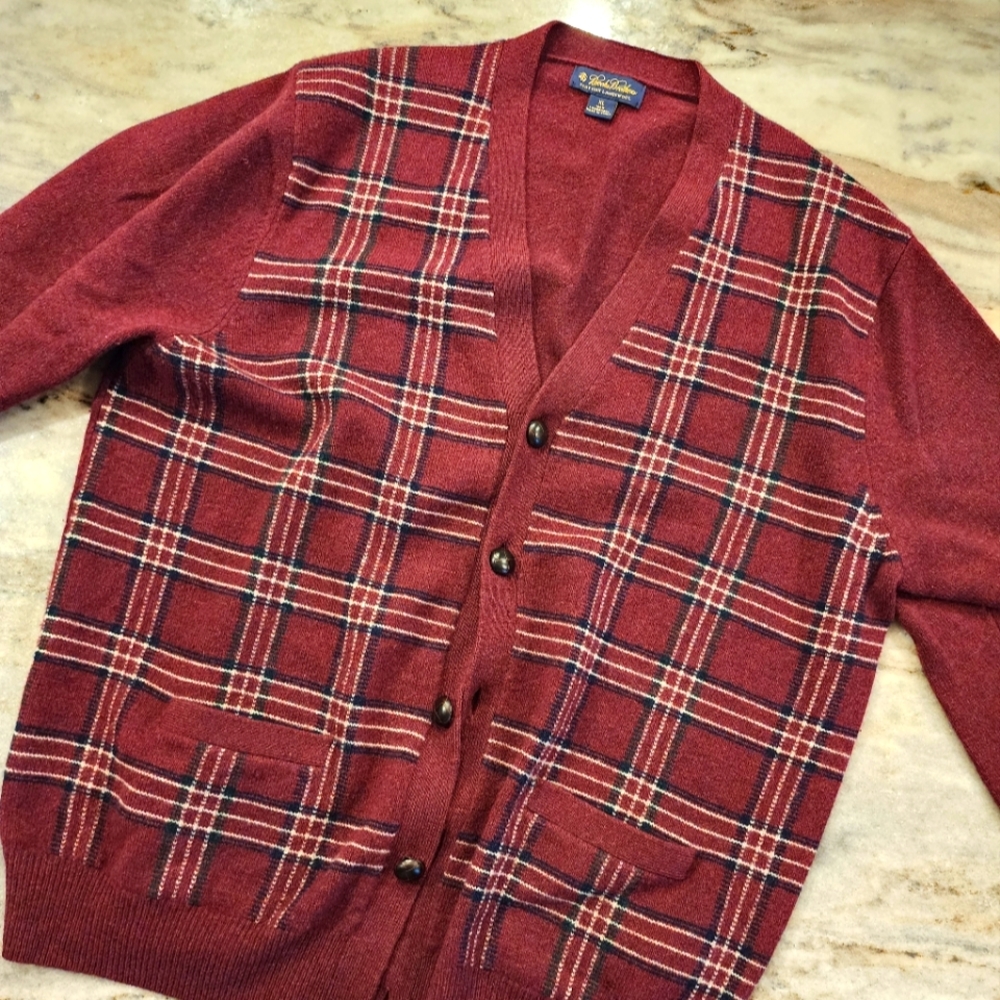 Brooks Brothers XL burgundy sweater